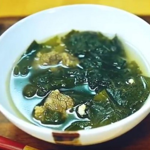 [아빠요리 간단레시피] 밥상차리기 세번째 곰쌤의 미역국 만들기!! 초보아빠의 요리도전