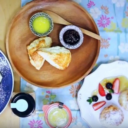 [카페 메뉴공유 캠페인]스콘만들기 & 레몬커드를 응용한 계란잼