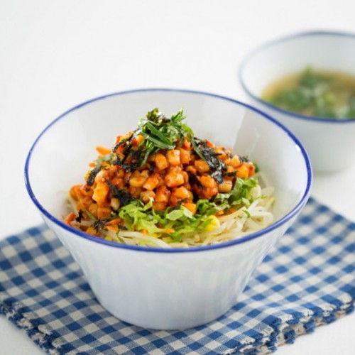 [집밥] 맛있는 오징어가 쫀득쫀득'오징어 비빔밥'