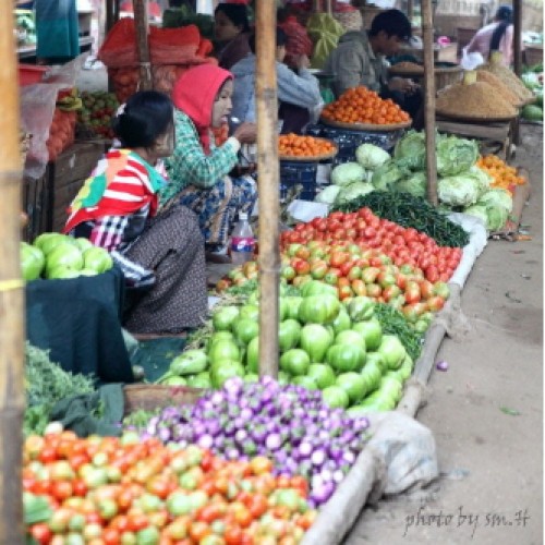 [여행하는장바구니]아름다운 사람들이 있는 미얀마의 냥우 시장
